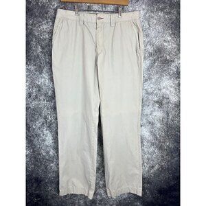 Cremieux Jeans Tan Khakis Straight Slacks Pants Mens 36/34